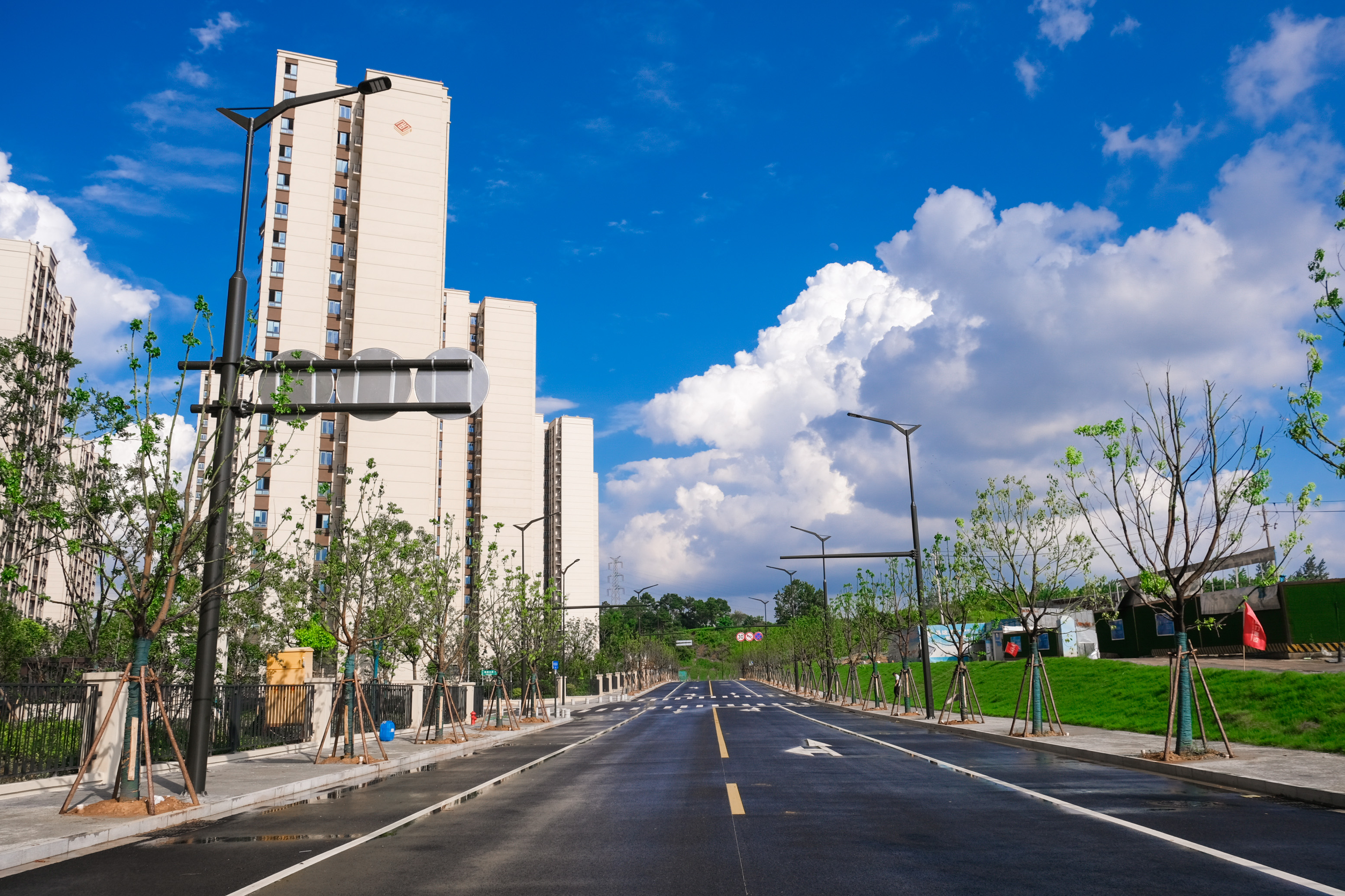 完工！盘城2号地块配套蹊径秀出新高度