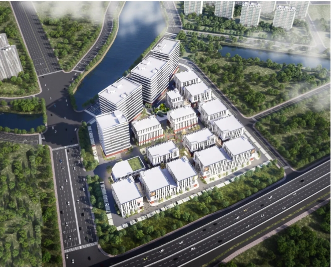 浦仪公路旁，，竖起工业新地标